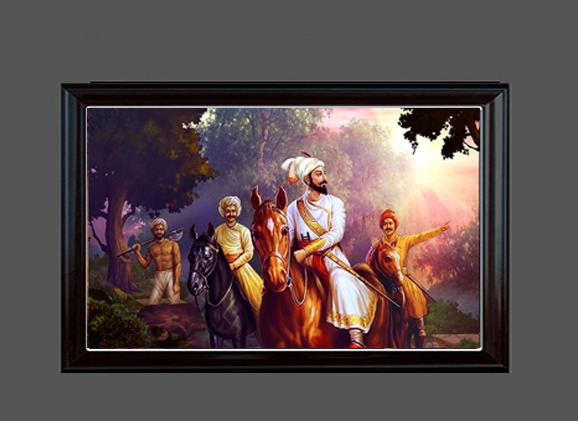 Picture of Beutiful Photo Frame for Shree Chhatrapati Shivaji Maharaj with Mavale